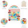 Teamson Kids Wooden Calendar for Children, Educational Game Preschool Multi-Coloured view 3