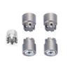 4PCS M2 Wheel Nuts Cap Locking Hubs Hex Insert Lock Nut for 1/24 for Axial SCX24 for Deadbolt for Jeep for Gladiator for Ford Bronco Parts(Titanium) view 1
