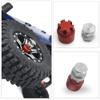 4PCS M2 Wheel Nuts Cap Locking Hubs Hex Insert Lock Nut for 1/24 for Axial SCX24 for Deadbolt for Jeep for Gladiator for Ford Bronco Parts(Titanium) view 4