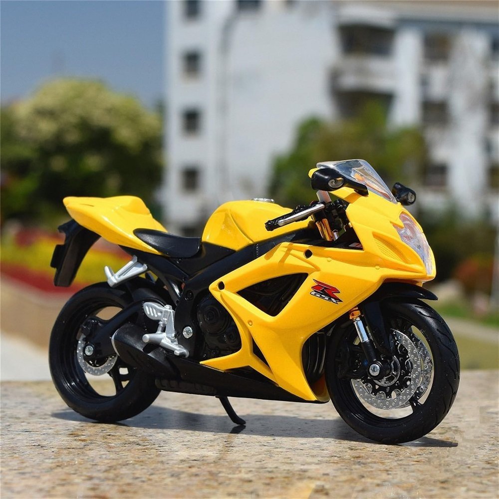 Collection 1/12 for Suzuki GSX-R 600 Motorcycle Simulation Diecast Model Collection Gift(with Foam Box)