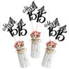 12 Pack Mis 15 Centerpiece Sticks, Happy 15th Birthday Party Decorations, Glitter Hello 15 Fabulous Table Toppers Decotations for Cheers to 15 Years Old Birthday Anniversary Party Decotations Black view 1