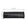 LIZEALUCKY RC Tail Wing, Reduce Air Resistance RC Tail Wing, Plastic Black Lightweight Truck Tail Accessory for ZD Racing DBX 10 10421 S 9102 1/10 RC Desert Off Road Car view 2