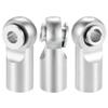DAIHAOUU 10Pcs Aluminum Alloy M2 M2.5 Rod End Ball Head Joints Holder Tie Right-Hand Screw for RC Model Car Boat Airplane Trucks(M2 Black) view 3