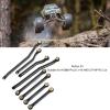 ANGGREK RC Wheelbase Link Rod, 8PCS RC Chassis Linkage with Screws for 4WD CP18P RC Cars (Black) view 3
