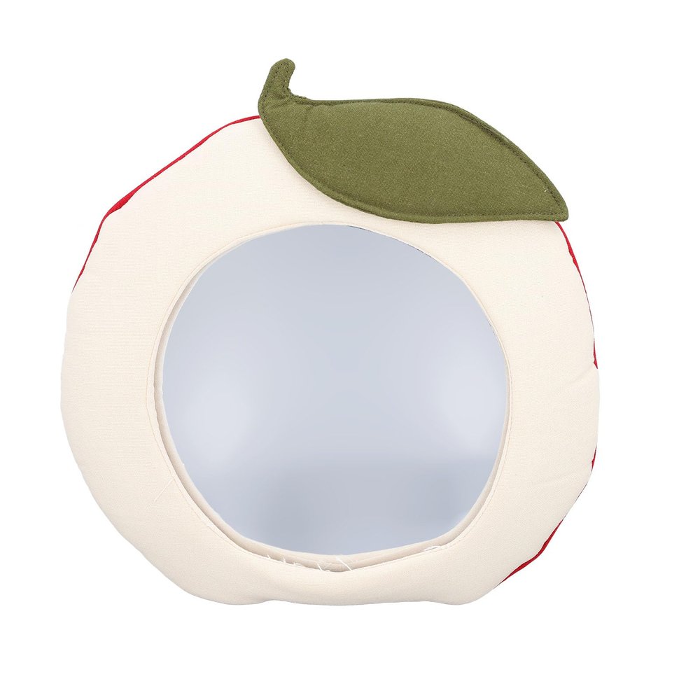 ANGGREK Baby Rear View Mirror, Acrylic Cute Design Enhance Safety Super Soft Fabric Baby Car Mirror Practical for Outdoor (#1)
