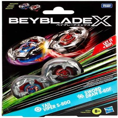 Beyblade Spinning Toy Pot Outdoor Game X Dual Pack Random Model Plastic for Child