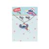Disney Stitch Christmas Kids Pendant Necklace and Stud Earring Set, One Size, Costume, No Gemstone view 4