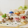 6 Set Mini Cute Mushroom Animals Building Toy Set Adorable Plant Blocks for Creative Play Bonsai Botanical Collection view 2