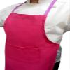 CHEFSKIN Kids Chef Set: 1 Jacket + 1 Hat + 1 Apron, Hot Pink, Size XXS-XXL (XS Fits Kids 3-4) view 2
