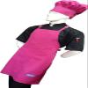 CHEFSKIN Kids Chef Set: 1 Jacket + 1 Hat + 1 Apron, Hot Pink, Size XXS-XXL (XS Fits Kids 3-4) view 4
