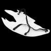Amonkky Resin Anime Half Face Mask Halloween Party Props Cosplay Mask Halloween Masquerade Costume Props. view 3