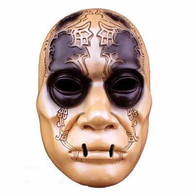Amonkky Resin Death Eater Mask Halloween Party Props Cosplay Mask Halloween Masquerade Costume Props.