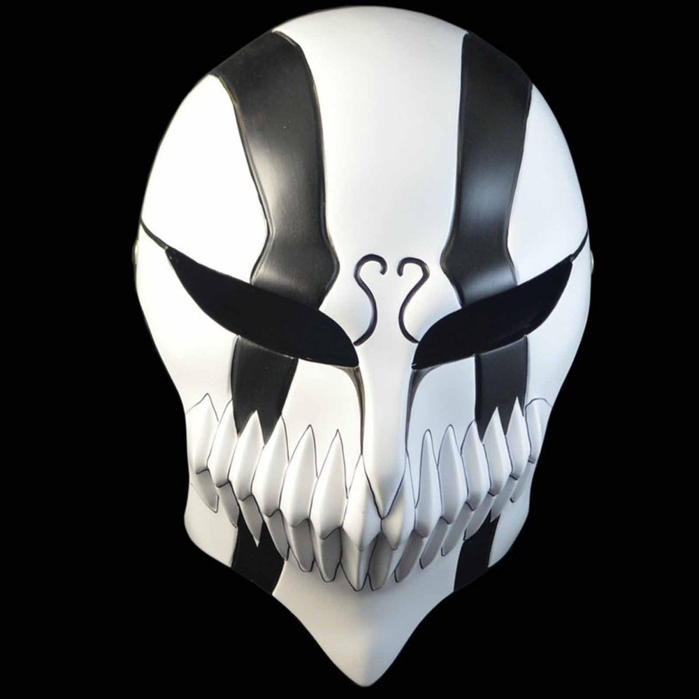 Amonkky Resin Anime Mask Halloween Party Props Cosplay Mask Halloween Masquerade Costume Props. (C)
