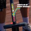 Chillafish Poogi Glow Light-Up Pogo Stick with Centralized Extra Foot Pedal to Balance on One Foot and Versatile Soft-Touch Handgrip for One or Two Hands, Ages 9 and up, Papaya view 3
