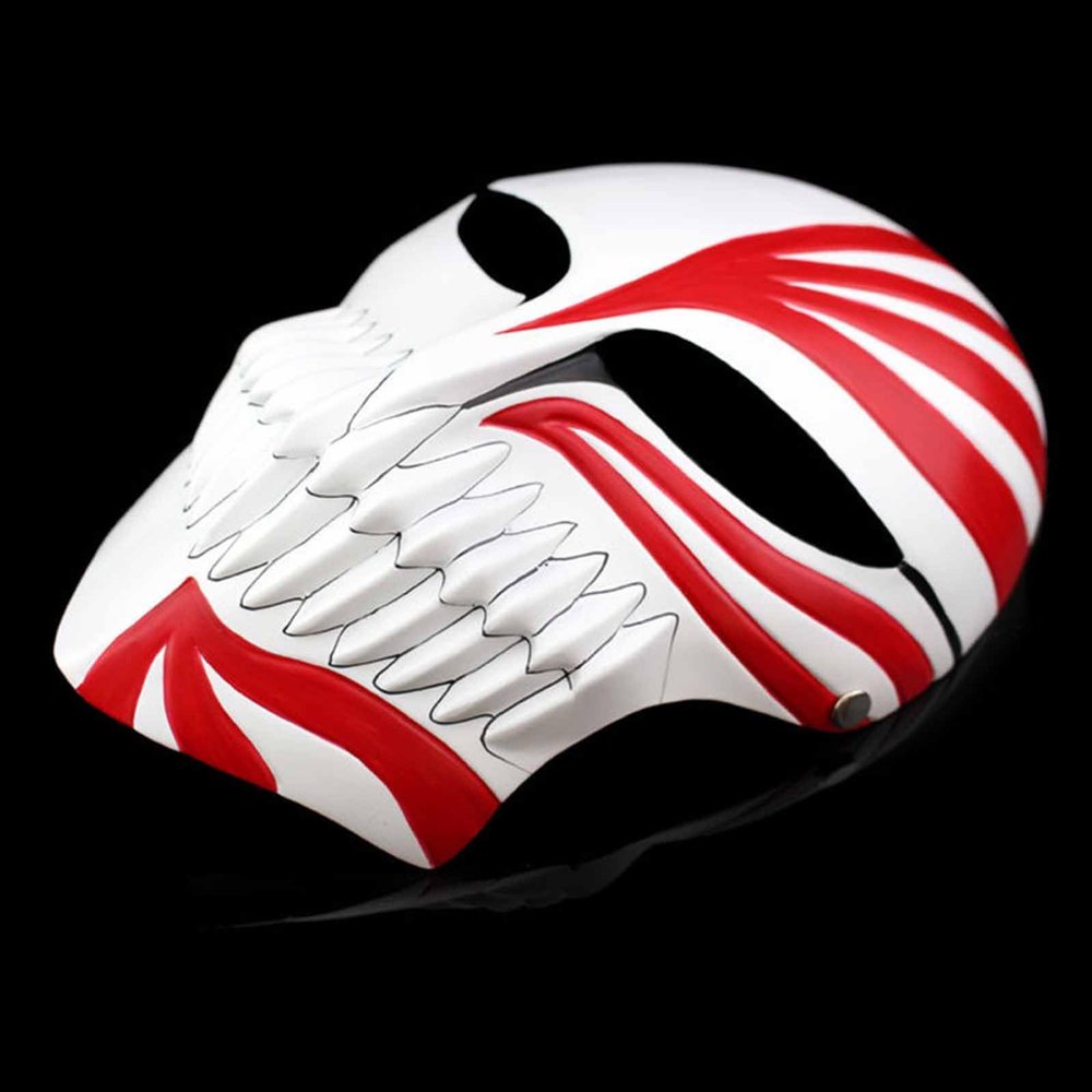 Amonkky Resin Anime Mask Halloween Party Props Cosplay Mask Halloween Masquerade Costume Props. (B)