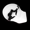 Amonkky Resin Anime Mask Halloween Party Props Cosplay Mask Halloween Masquerade Costume Props. (B) view 3