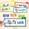Phonics Flash Cards Word Family Build Book,Learn to Read 30 Read and Rhyme Flip Books,Sight Words Flash Cards Kindergarten Phonics Flip Books for Kids Classroom Homeschool Preschool Learning Activity view 2