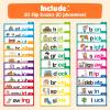 Phonics Flash Cards Word Family Build Book,Learn to Read 30 Read and Rhyme Flip Books,Sight Words Flash Cards Kindergarten Phonics Flip Books for Kids Classroom Homeschool Preschool Learning Activity view 3