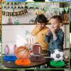 12 Pack Mixed Sports Honeycomb Centerpieces Decorations Football Basketball Baseball Soccer Birthday Table Topper Sign Decors for Boys' Birthday Gameday Celebration Sports Theme Desktop Decoration view 4
