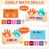 Montessori Toys for 3-5 Year Old, Educational Math Manipulatives Learning Toys for Toddlers 3-5 Years, Number Counting Blocks for Kids, Homeschool Kindergarten Supplies Boys Girls Birthday Gifts view 2