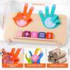 Montessori Toys for 3-5 Year Old, Educational Math Manipulatives Learning Toys for Toddlers 3-5 Years, Number Counting Blocks for Kids, Homeschool Kindergarten Supplies Boys Girls Birthday Gifts view 3