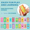 200 PCS Domino Train Toys Set with Stickers, Automatic Dominos Building and Stacking Creative Game, Electric Dominoes Stem Montessori Toys for Kids Autistic Boys Girls 2 3 4 Birthday Easter Gifts view 2