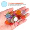 Abaodam 300pcs Transparent Bingo Chips Round Counting Discs for Games Classroom Activities and Carnival Parties Math Learning and Bingo Markers view 4