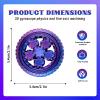 2-Pack 3D Printed Spinners Fidget Toys Adults - Stress Relief Toys for ADHD, Anxiety & Sensory Needs | Quiet Office Desk Toy & Party Favors - Birthday Goodie Bag Fillers Halloween Party Favors view 2