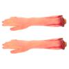 Abaodam 2 Pcs Halloween Severed Hands Arm Props Scary Fake Broken Arms Limb Props Horror Decorations for Halloween Parties view 1
