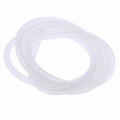 StiNGZjdM 1Pc White RC Silicone Fuel Line Oil Tube Fuel Pipe Hose for Gas Engine Compatible with Nitro Compatible with Engine Compatible with Glow RC Model Parts 100mm(4x6x1M Transparent)