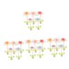 ULTECHNOVO 20pcs Flower Decor Car Dashboard Accessories Car Ornament Aesthetic Decor Flower view 1