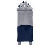 Faux Fur Kids Animal Sleeping Bag - Cozy, Stylish & Perfect for Sleepovers (Dinosaur 2) view 1
