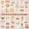 STKJoviale 300PCS Vintage Inspirational Stickers, Boho Motivational Quote Stickers for Kids Women Adults, Encouraging Positive Affirmation Sticker for Water Bottle Laptop Journal view 2