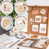 STKJoviale 300PCS Vintage Inspirational Stickers, Boho Motivational Quote Stickers for Kids Women Adults, Encouraging Positive Affirmation Sticker for Water Bottle Laptop Journal view 4