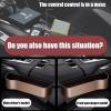 2 Pack Car Organiser, Front Seat Car Seat Gap Filler, PU Leather Car Seat Storage Box, Multifunctional Car Seat Storage Box, Gap Organiser for Car Accessories(Brown) view 4