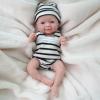 7 Inch Miniature Silicone Babies Doll Reborn Baby Doll Silicone Ful Body Realistic Eyes Open Cute Baby Boy That Look Real Micro Newborn Soft Anti Stress DollExtra Free Mini Diaper view 2