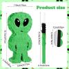 Alien Pinata with Stick and Blindfold Green Space Alien Birthday Party Decorations for Kids Boys Outer Space Theme Party Supplies view 2