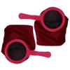 TOBBOMEY 2pcs Bags Zipper Twisting Handle Trick Bag for Appear Disappear Stage Props view 1