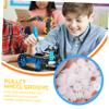 Alasum 100pcs Plastic Pulley Mini Gear Motor Wheel for DIY Projects Rc Cars Science Education and Model Repairs view 3