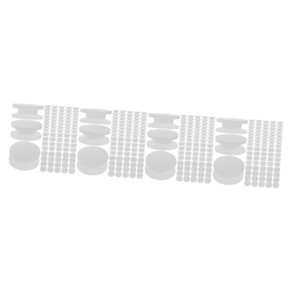 Alasum 4sets Multipurpose Pulley Gears Plastic Belt Pulley for Low Resistance 100pcs*4