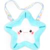 CatchCute Plush Starfish Bag Kids Handbag Crossbody Bag with Zipper,Plush Coin Purse with Adjustable Strap,Soft Starfish Stuffed Purse Birthday Gift for Toddlers Kids view 1