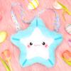 CatchCute Plush Starfish Bag Kids Handbag Crossbody Bag with Zipper,Plush Coin Purse with Adjustable Strap,Soft Starfish Stuffed Purse Birthday Gift for Toddlers Kids view 2