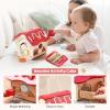 Etucdose Wooden Activity Cube 10-in-1 Montessori Wooden Toy | Multifunctional Early Educational Development Toys | Baby Activity Cubes for Girls Boy | Montessori Cube Toddler Toy Birthday Gift view 3