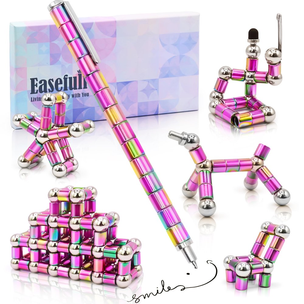 Felikray Magnetic Fidget Pen Toys for Adults Teens Cool Birthday Gifts for Young Men Women Unique for Teenage Boys Girls Novelty Christmas Stocking Stuffers Gadget for Men Teens