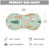 Kigai Baby Burp Cloths Muslin Cotton Extra Soft & Absorbent Burping Rags Christmas Candy Cookie 4-Layer Large Curved Burp Cloths for Newborn Boys & Girls 4 Pack view 4
