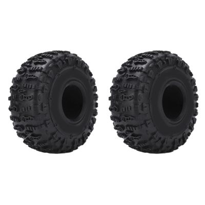 2.2 Inch Tires for JC, Black Rubber RC Wheels, Wear Resistant RC Tires for SCX10 1/10 RC, Support Harsh Environments