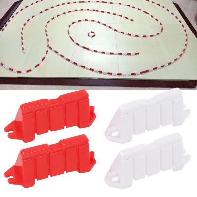 shenruifa RC Car Barrier, 120PCS Remote Control Car DIY Racing Track Road Barrier Drifting Race Track Road Barrier