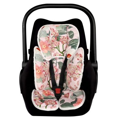 TANOFAR Infant Car Seat Head Support, Soft Baby Carseat Head & Body Support, Flower Baby Car Seat Insert Cushion for Newborn Boys