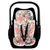 TANOFAR Infant Car Seat Head Support, Soft Baby Carseat Head & Body Support, Flower Baby Car Seat Insert Cushion for Newborn Boys view 1
