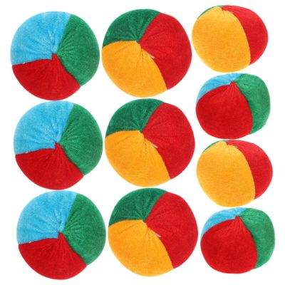 FAVOMOTO 10pcs Pumpkin Shaped Bean Bags Toss Game and Indoor Activity Toys for Boys and Girls for Parties School Events and Family Gatherings